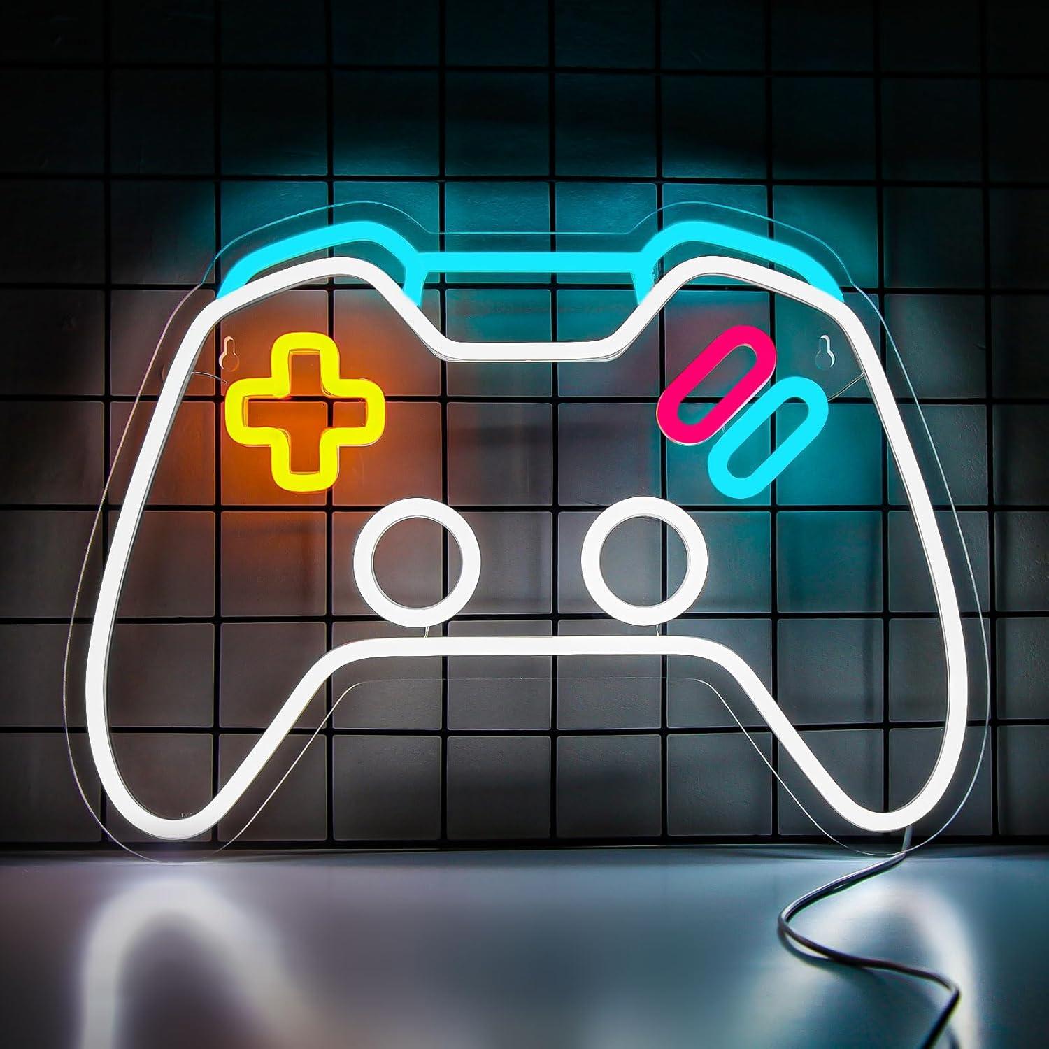 Party Games Ideas For Teens - لافتة نيون للألعاب قابلة للتعتيم على