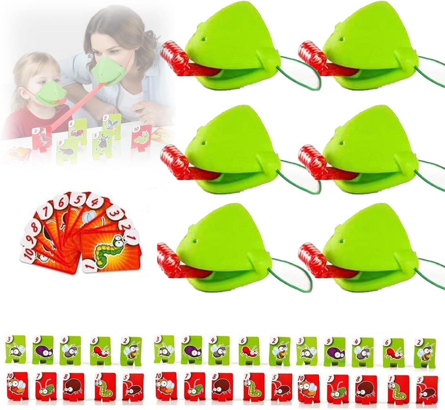 6 مجموعات من لعبة رماية لسان ا - مراجعة Party Games Easter For Kids وسعره