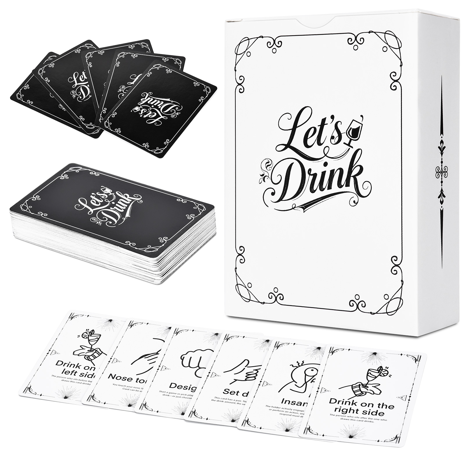 بطاقات ألعاب الشرب للبالغين -  - مراجعة Party Games Night وسعره